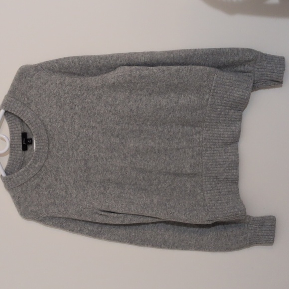 J. Crew Sweaters - J Crew Heather Gray Crew Neck Sweater Merino Wool/Alpaca Size M